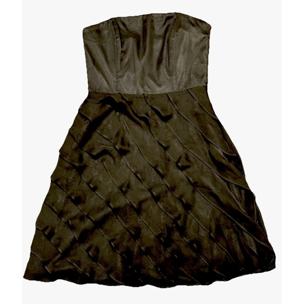 White House Black Market Strapless Evening Cocktail Dress‎ Size 6 EUC